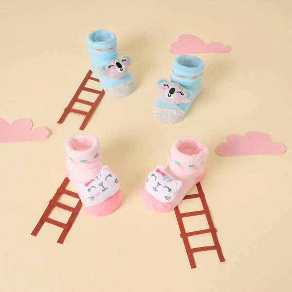 3D Socks - Pack of 2 ( 0-9 Months)