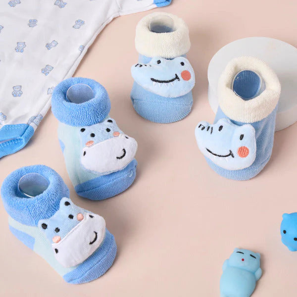 3D Socks - Pack of 2 ( 0-9 Months)