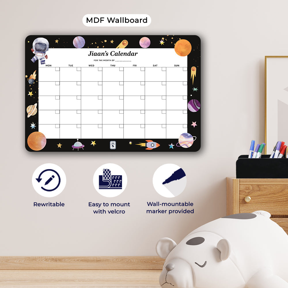 Personalised Kids Calendar - Wallboard