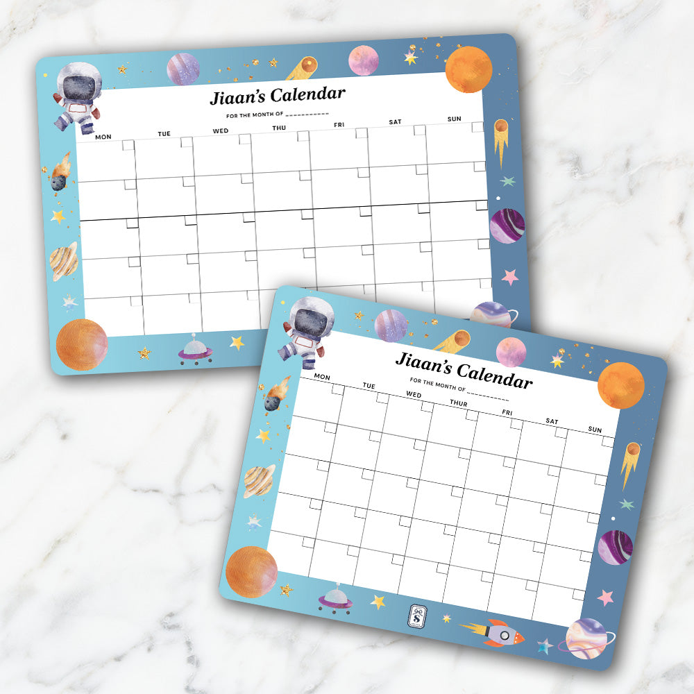 Personalised Kids Calendar - Wallboard
