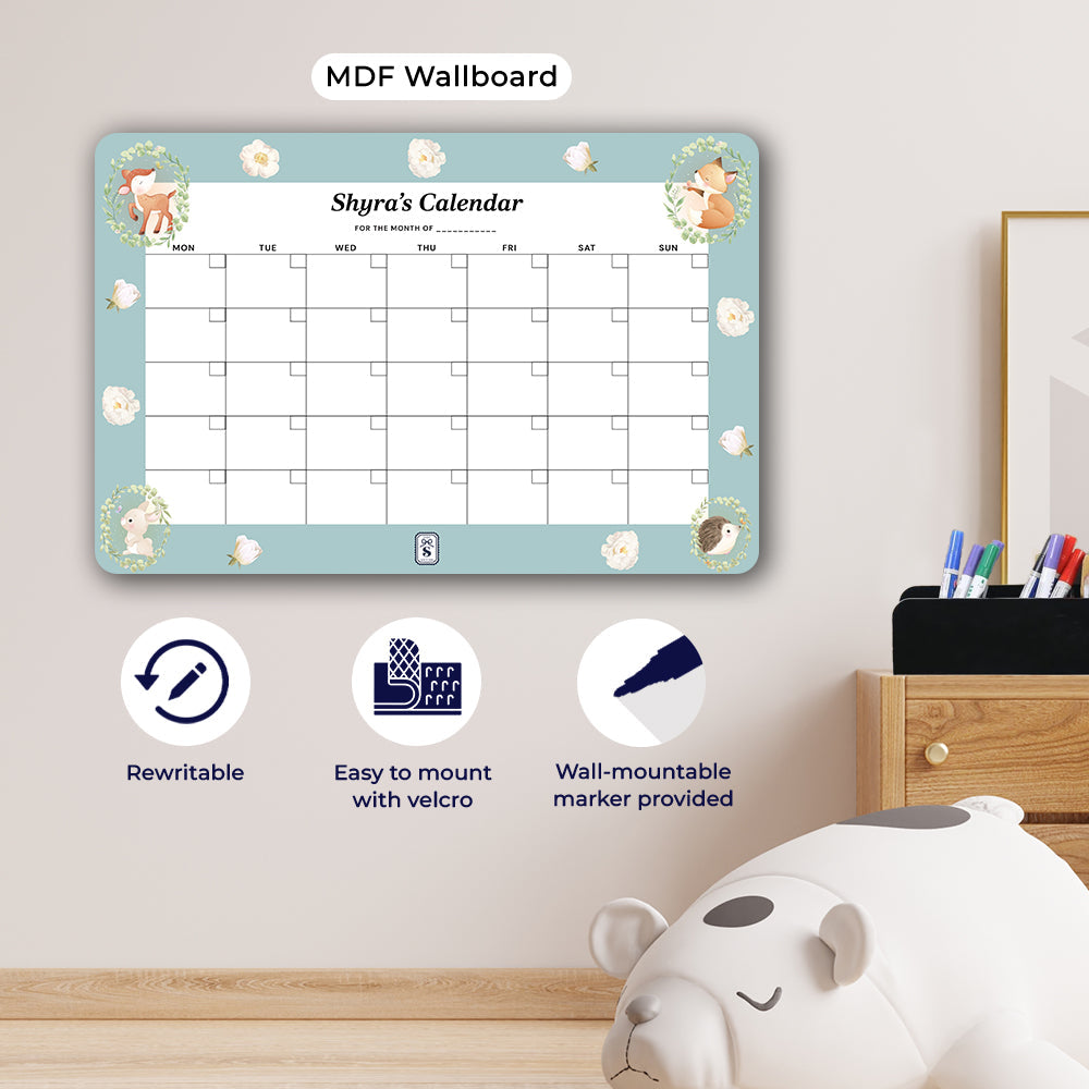 Woodland Wonders Kids Calendar