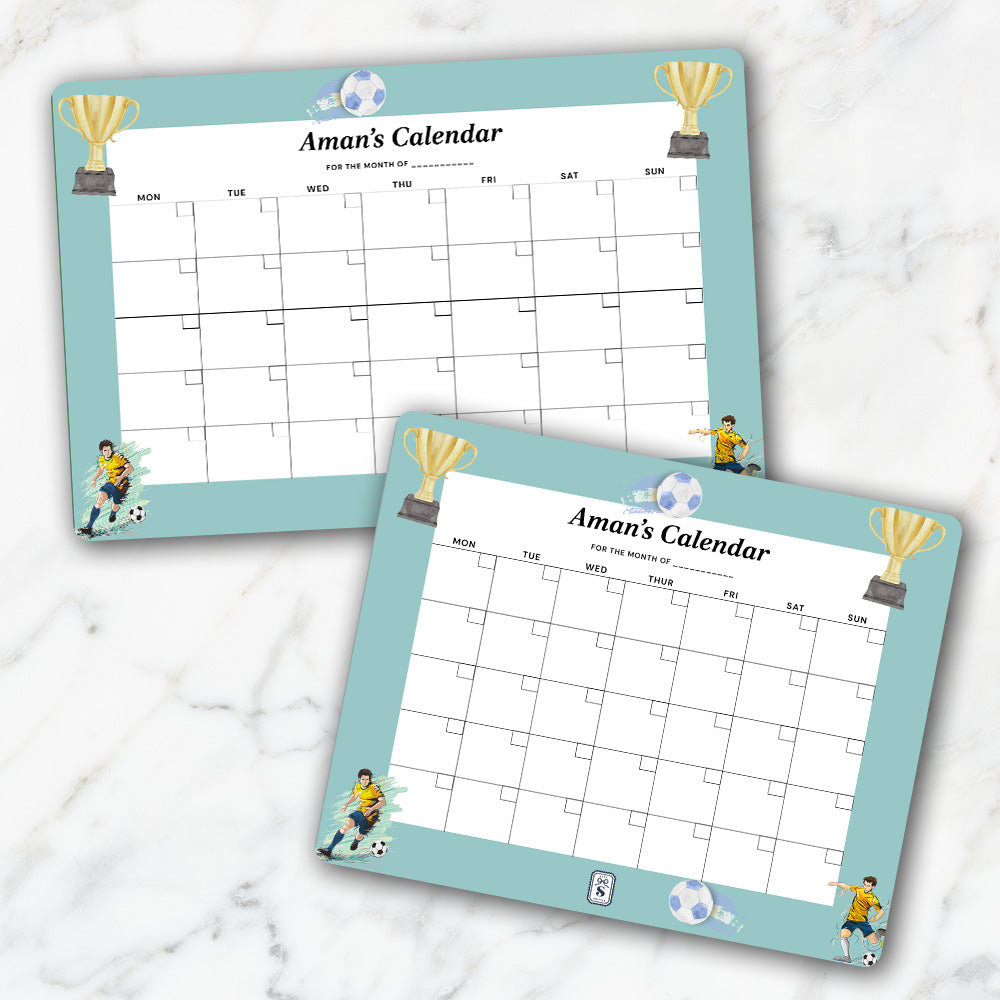 Personalised Kids Calendar - Wallboard