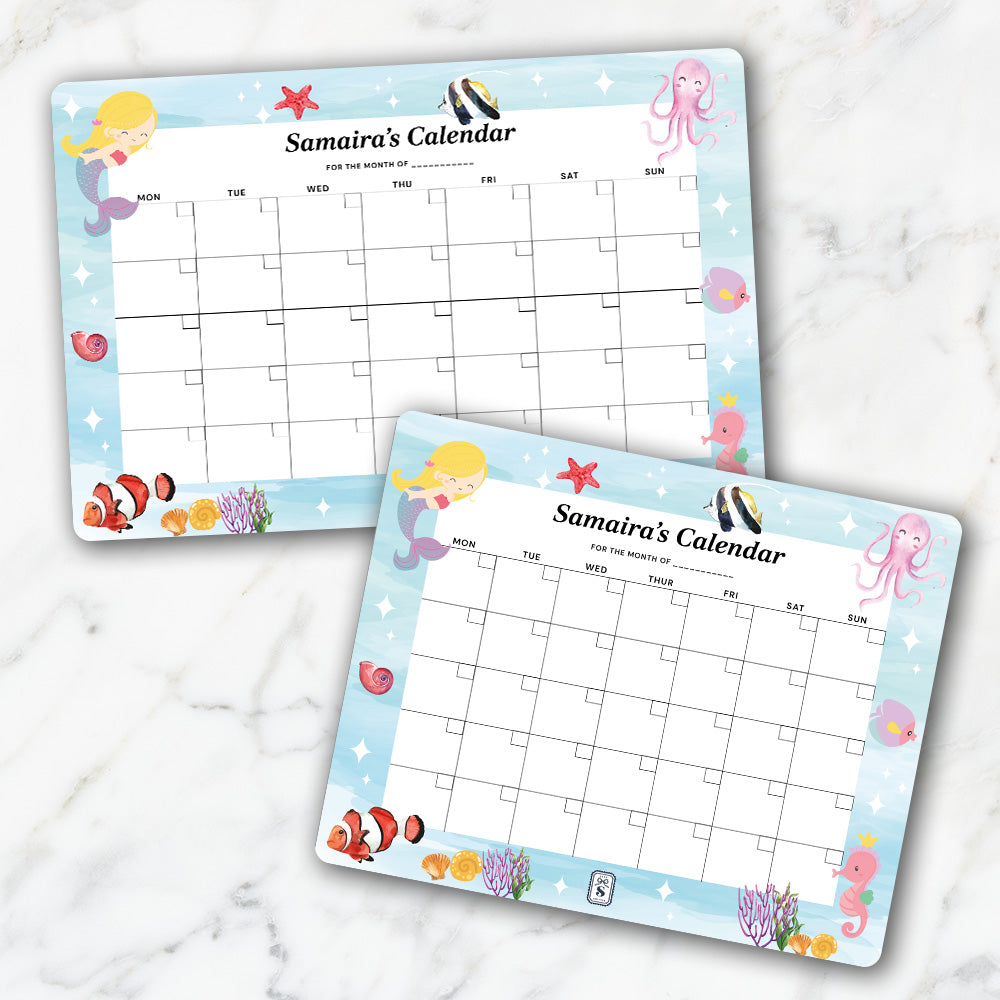 Personalised Kids Calendar - Wallboard