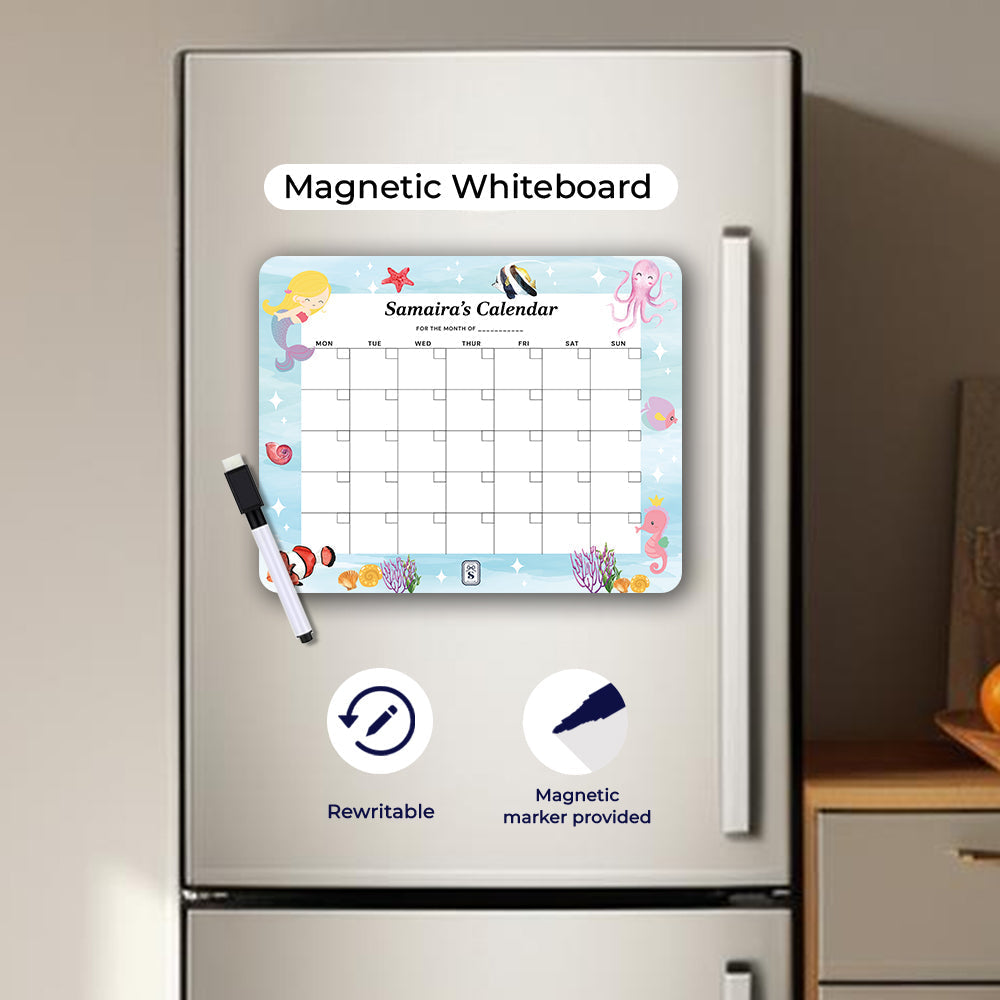 Personalised Kids Calendar - Magnet