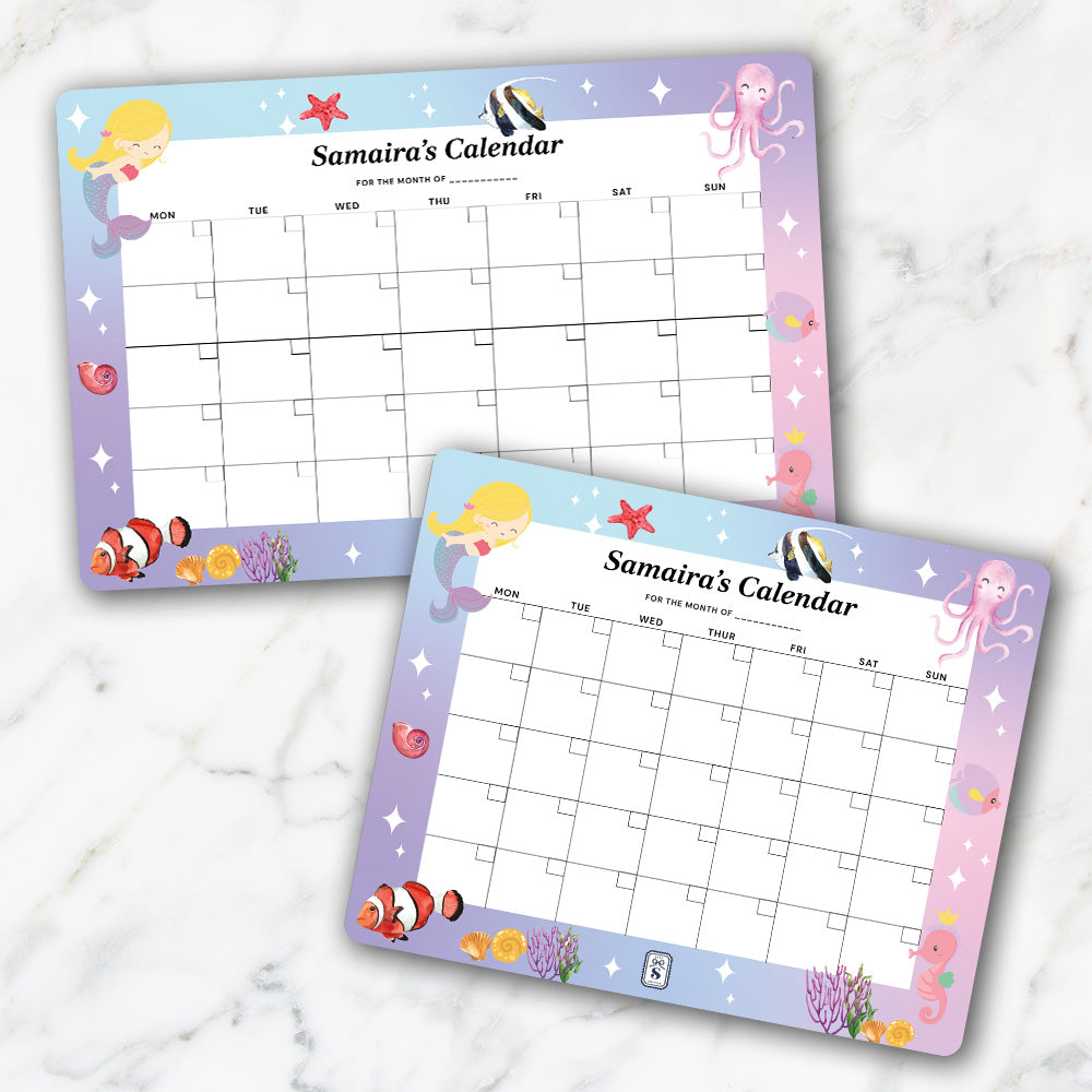 Lil Mermaid Kids Calendar