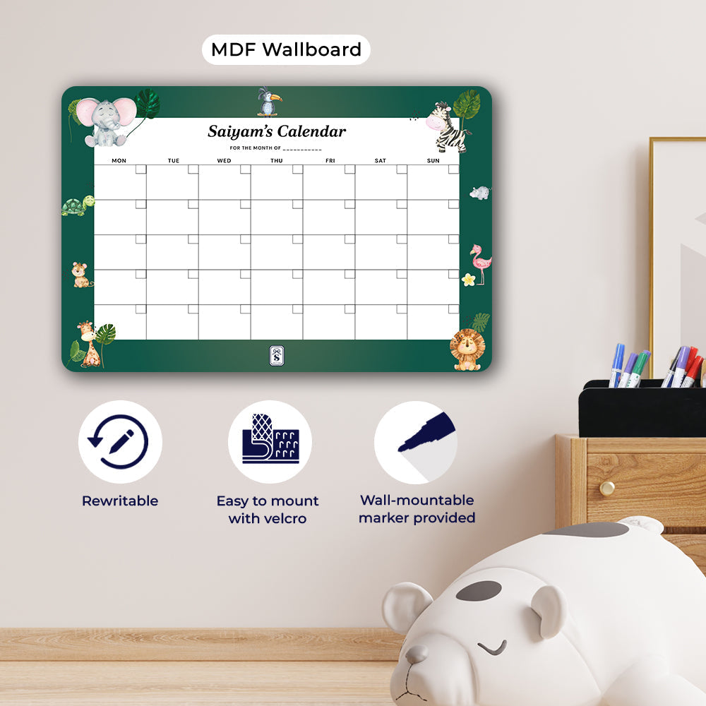 Jungle Friends Kids Calendar