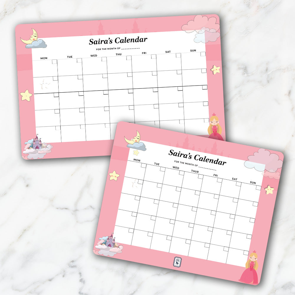 Personalised Kids Calendar - Wallboard