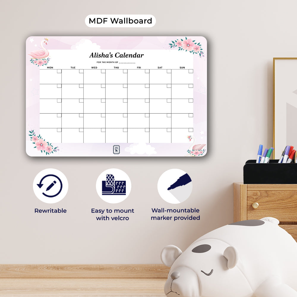 Personalised Kids Calendar - Wallboard