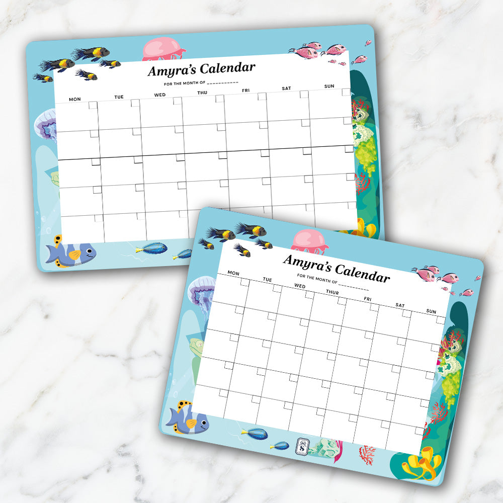 Ocean Bed Kids Calendar