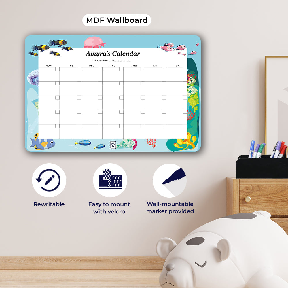 Ocean Bed Kids Calendar