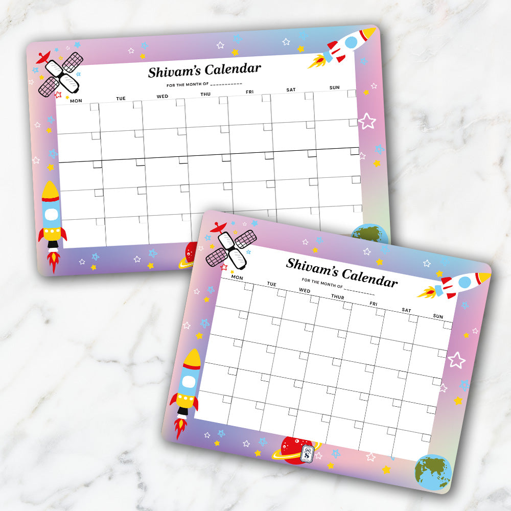 Personalised Kids Calendar - Wallboard