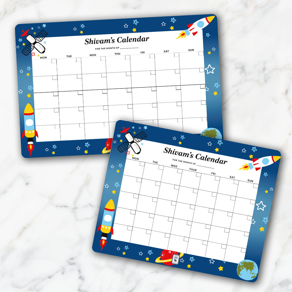Personalised Kids Calendar - Wallboard