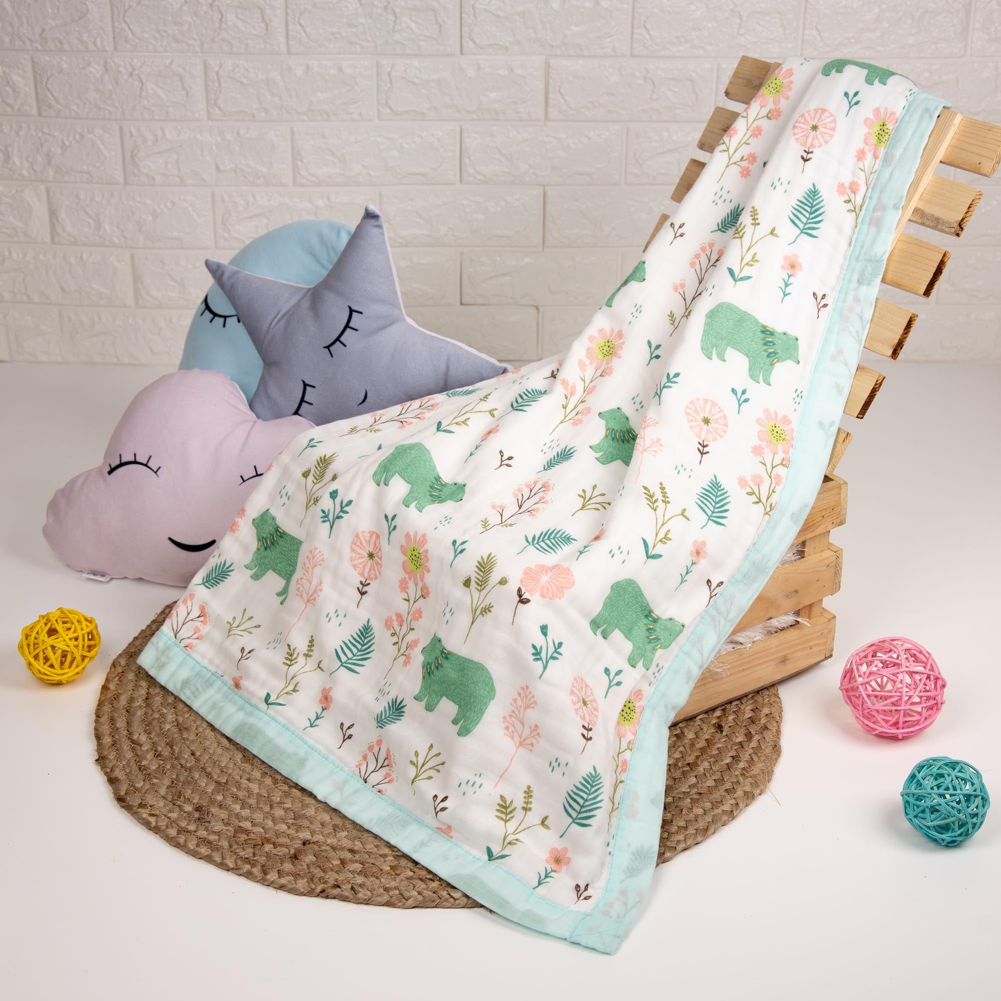 Quilted Muslin Blanket