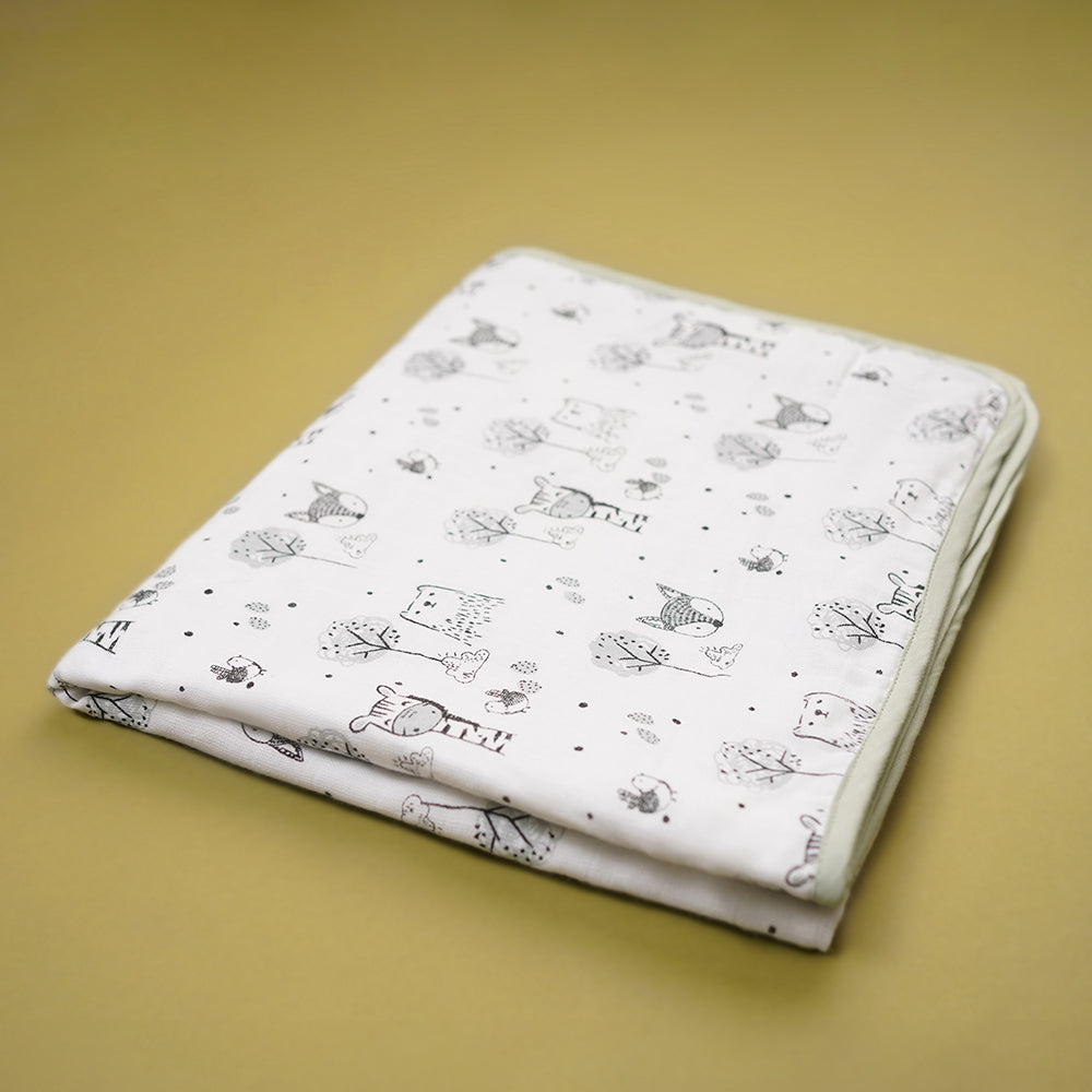 Bamboo Muslin Blanket - Wilderness