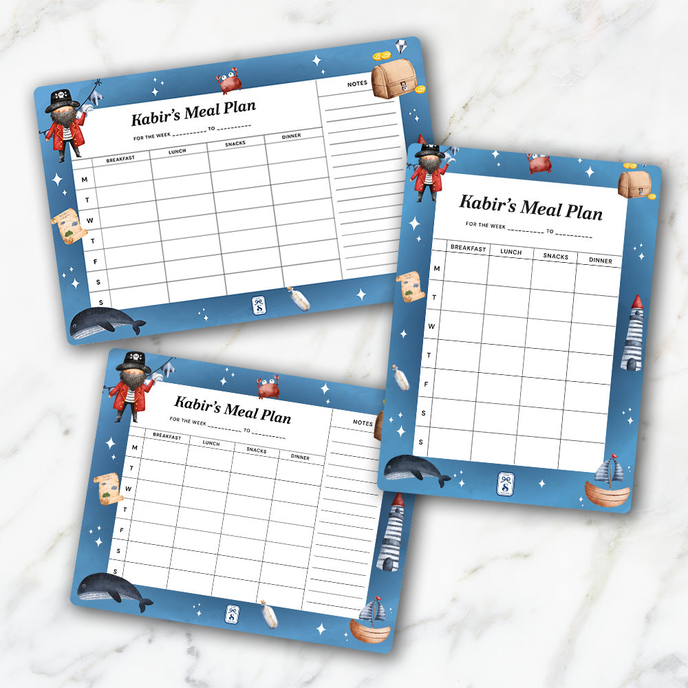 Treasure Island Kids Meal Planner