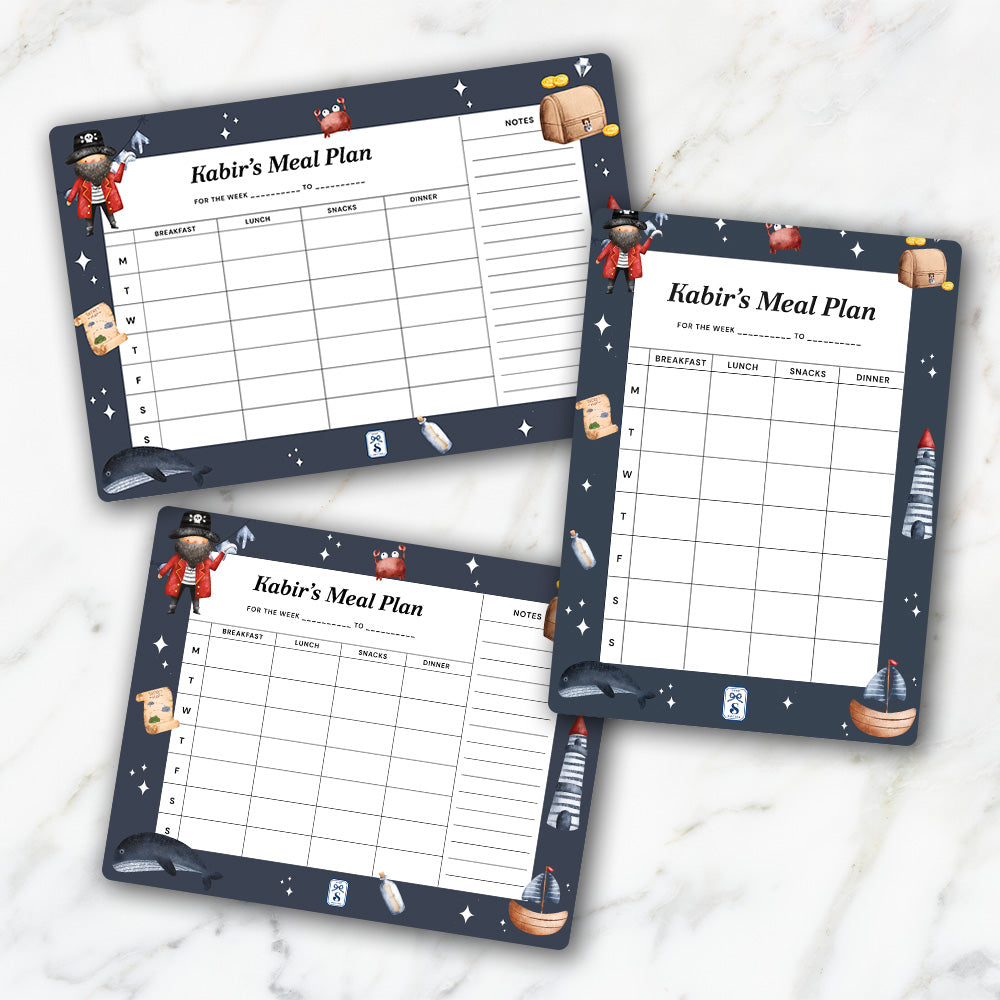 Treasure Island Kids Meal Planner