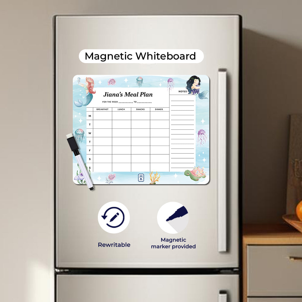 Personalised Kids Meal Planner - Magnet