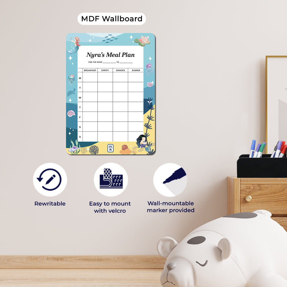 Personalised Kids Meal Planner - Magnet