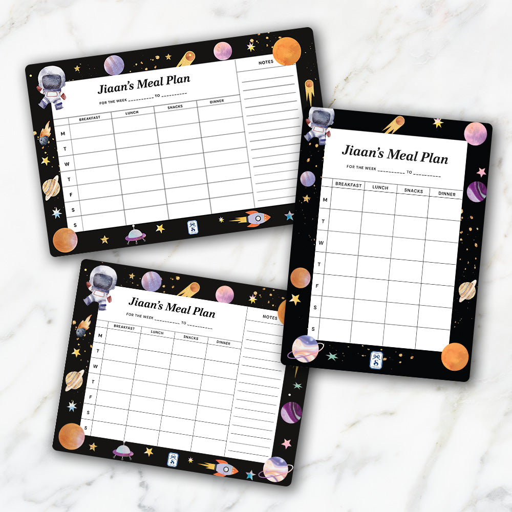 Lil Astronaut Kids Meal Planner