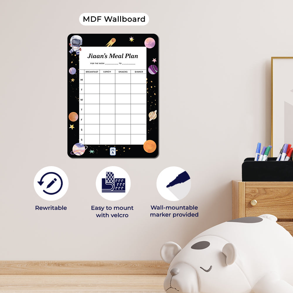 Personalised Kids Meal Planner - Magnet