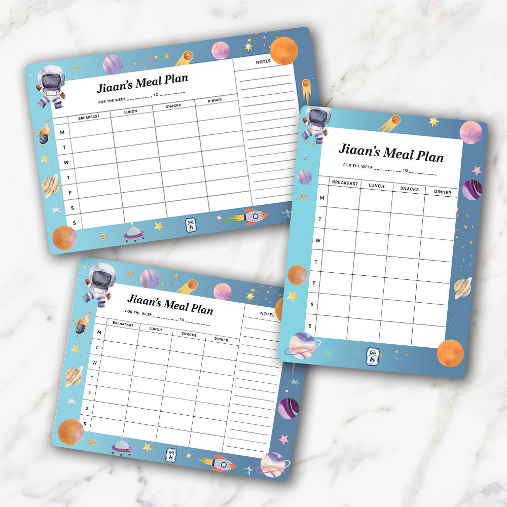 Lil Astronaut Kids Meal Planner