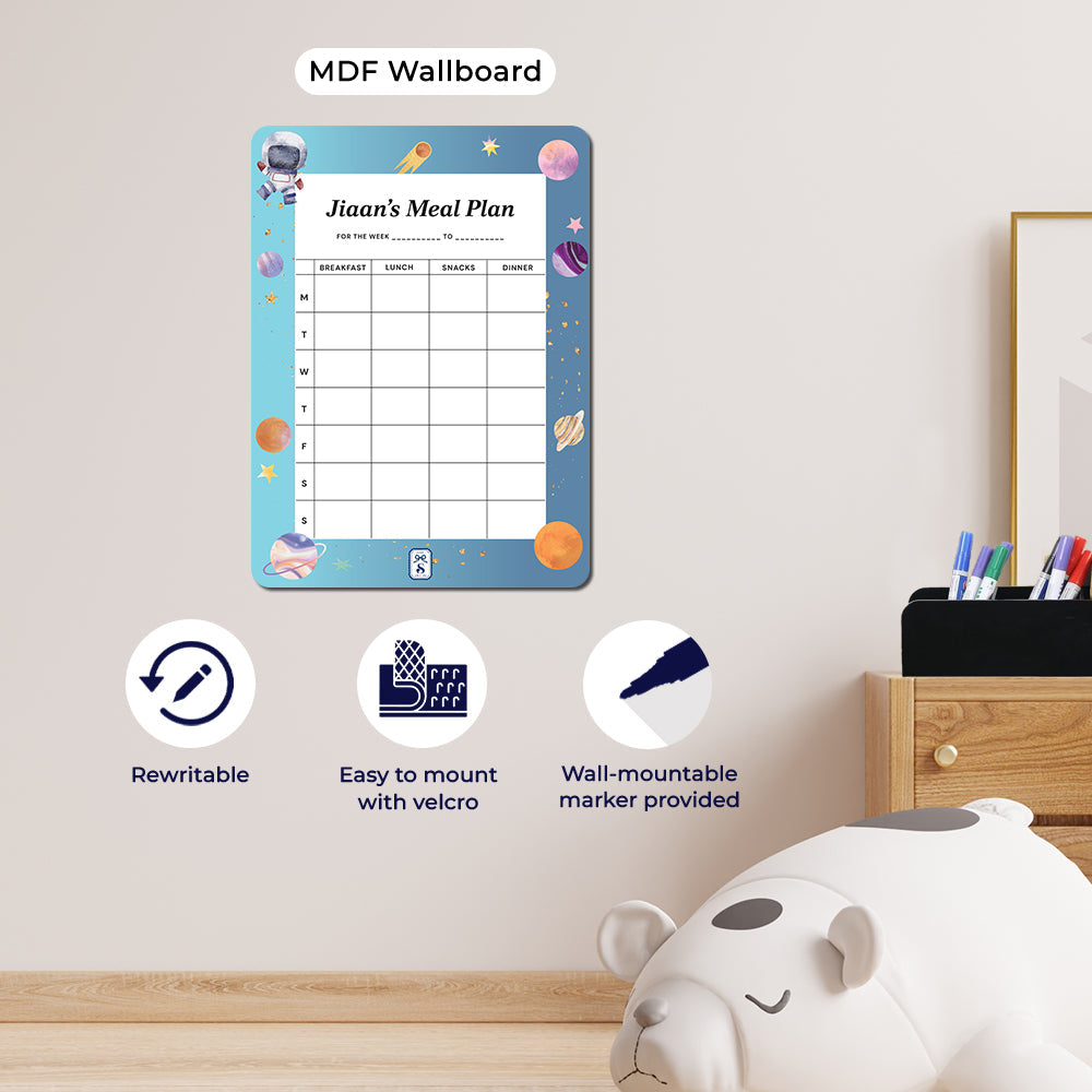 Personalised Kids Meal Planner - Magnet