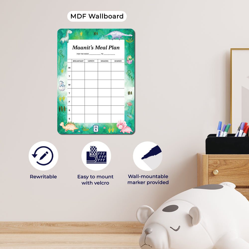 Personalised Kids Meal Planner - Magnet
