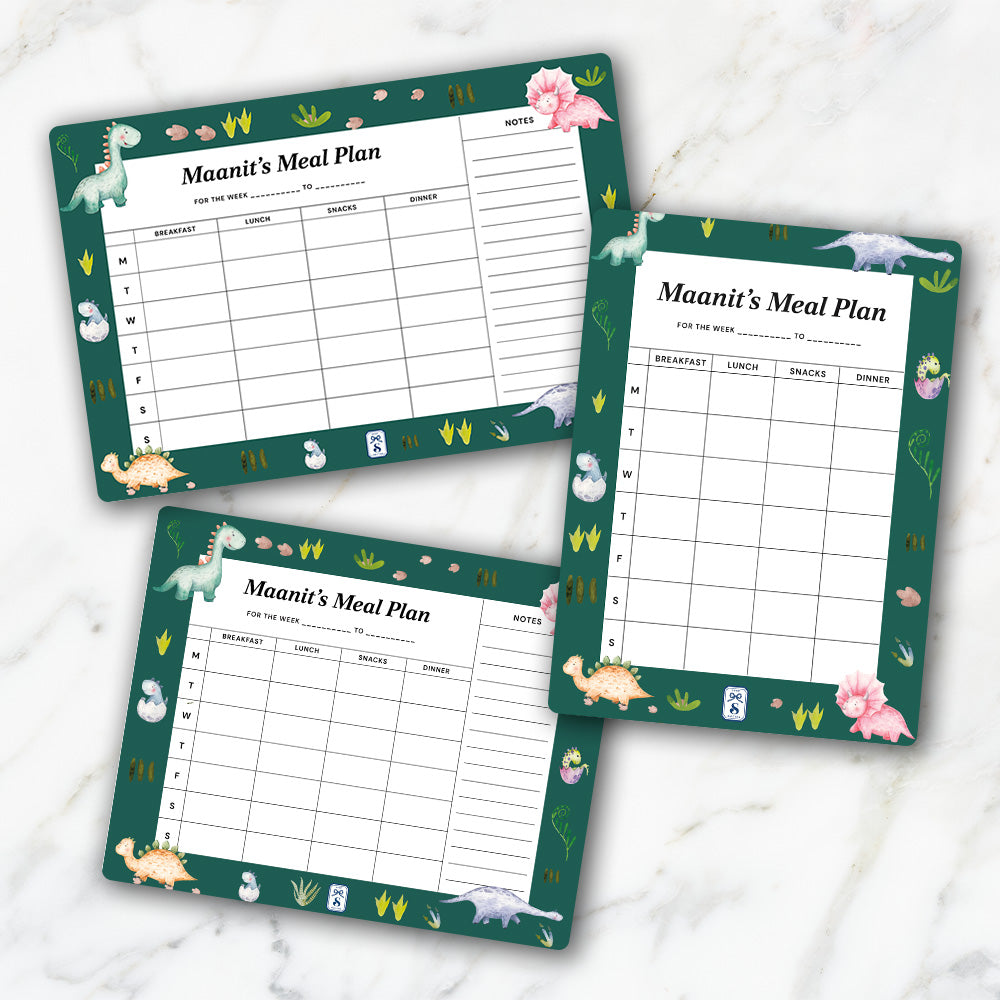 Personalised Kids Meal Planner - Magnet