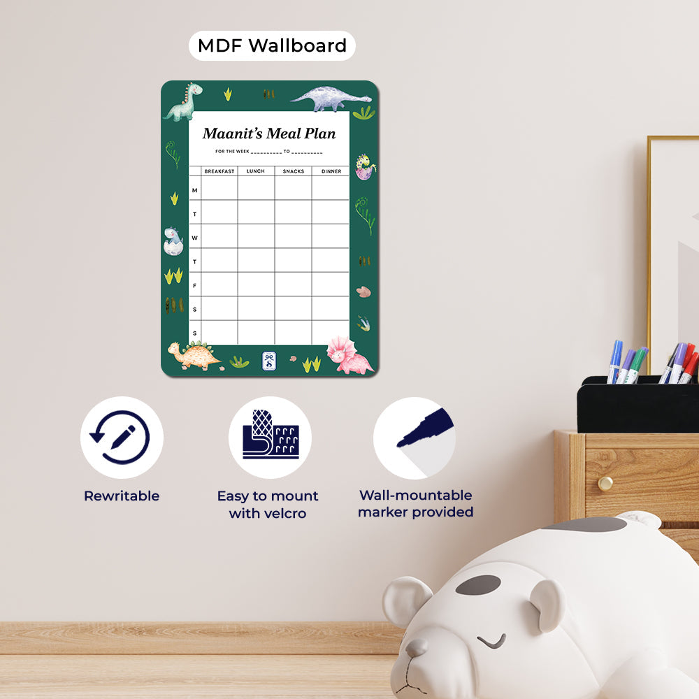 Personalised Kids Meal Planner - Magnet