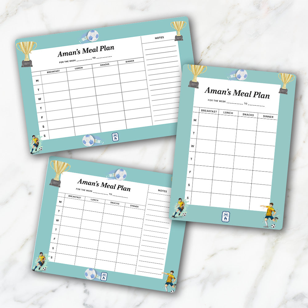 Personalised Kids Meal Planner - Magnet