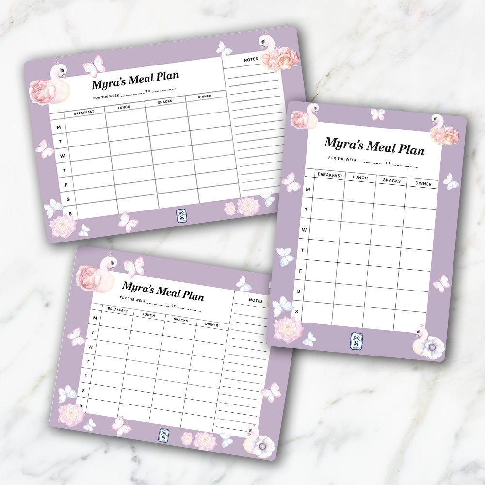 Swan Lake Garden Kids Meal Planner