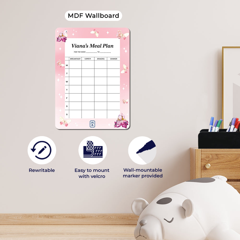 Personalised Kids Meal Planner - Magnet