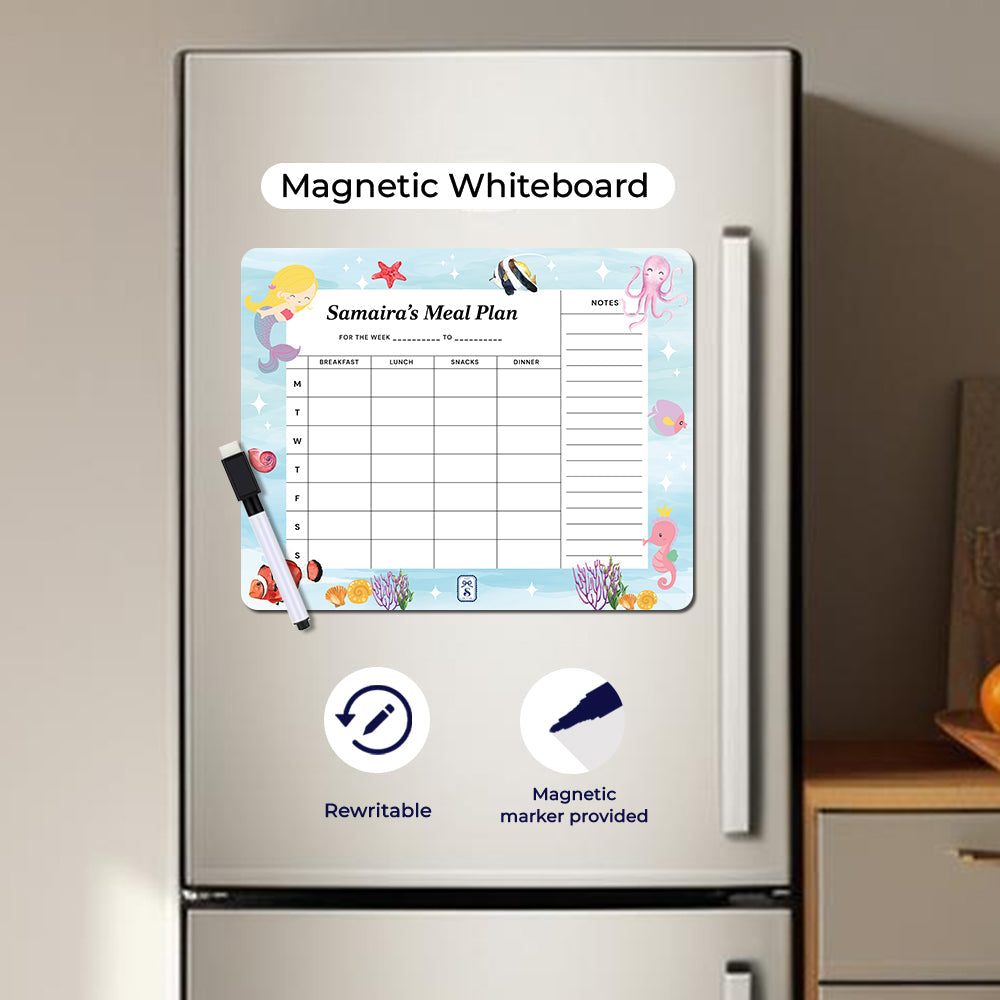 Personalised Kids Meal Planner - Magnet