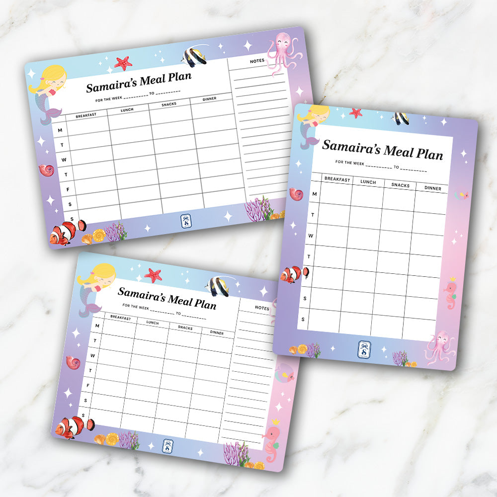 Personalised Kids Meal Planner - Magnet