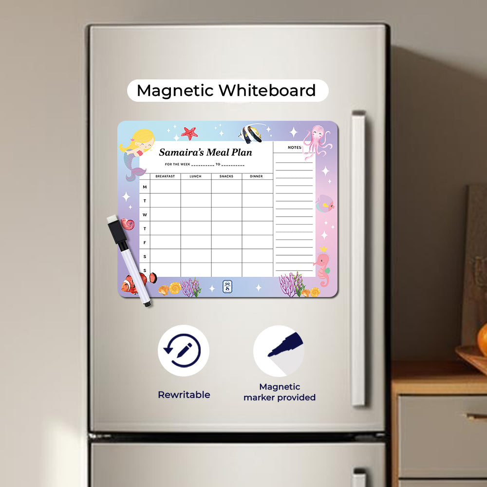 Personalised Kids Meal Planner - Magnet