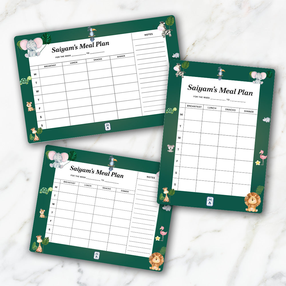Personalised Kids Meal Planner - Magnet