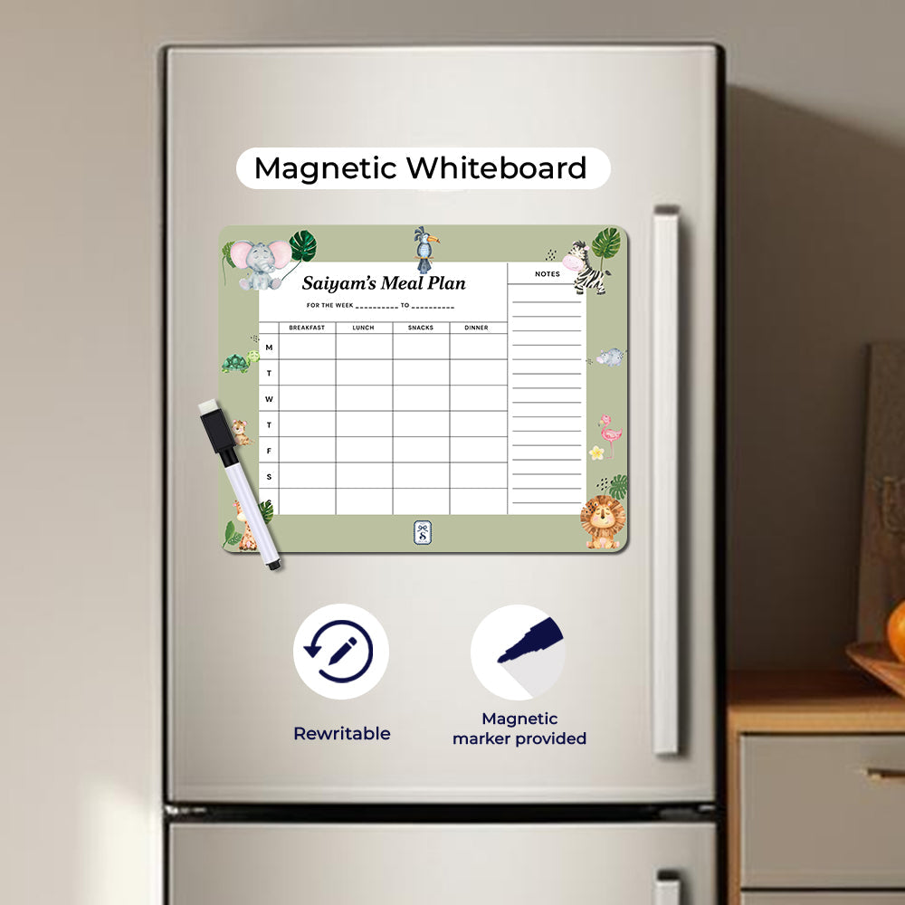 Personalised Kids Meal Planner - Magnet