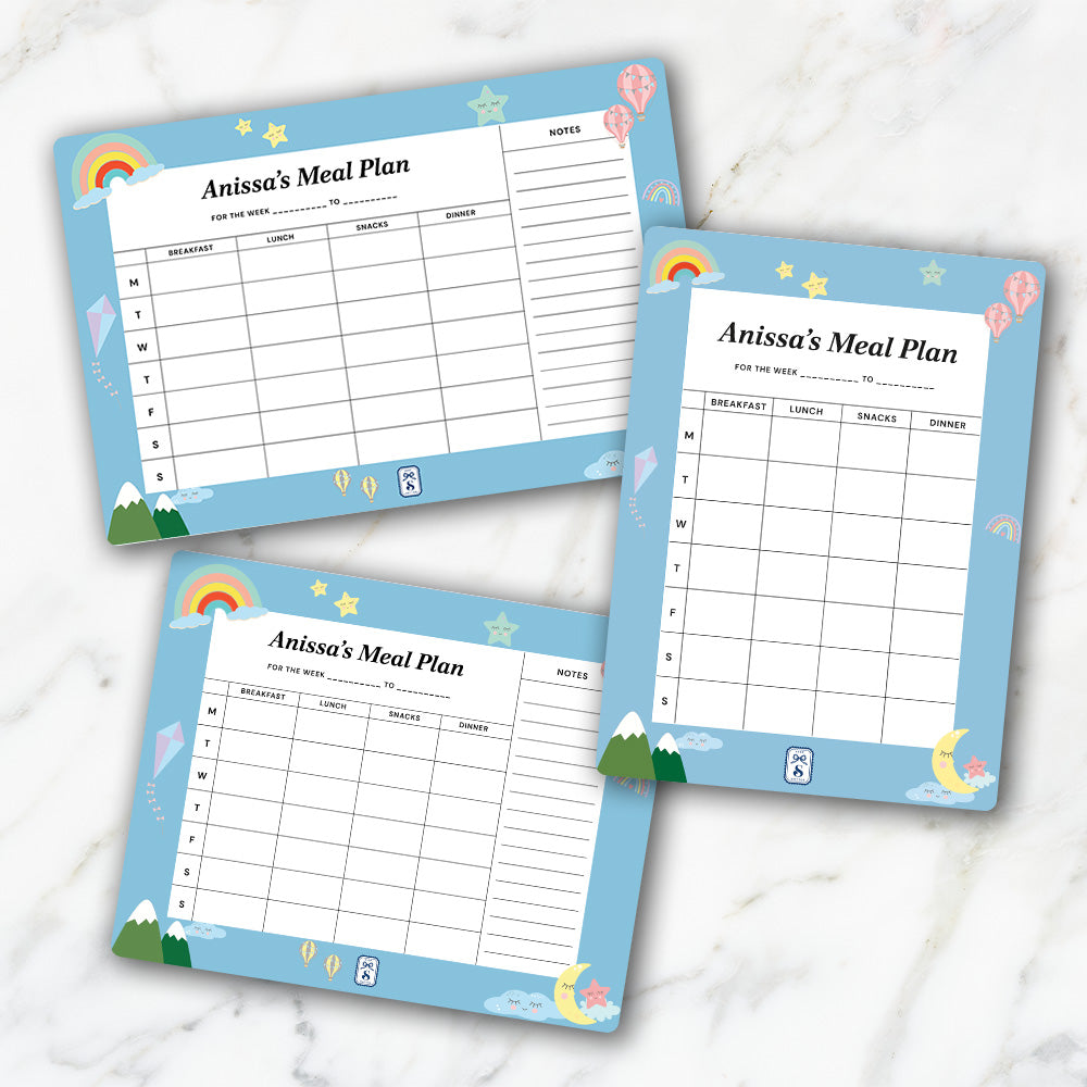 Personalised Kids Meal Planner - Magnet