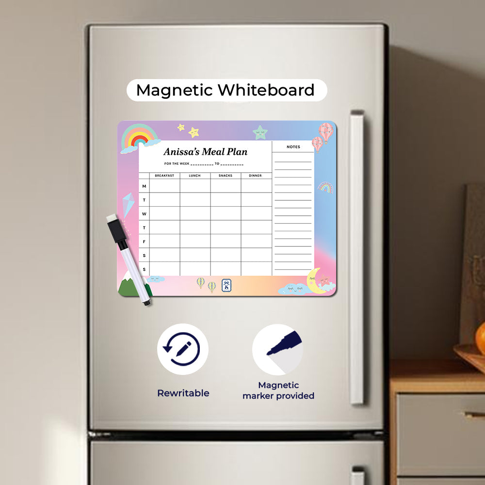 Personalised Kids Meal Planner - Magnet