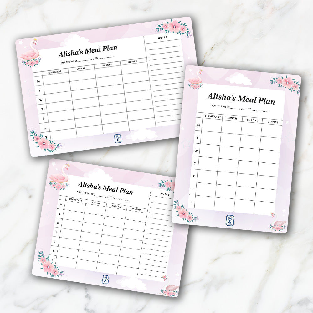 Personalised Kids Meal Planner - Magnet