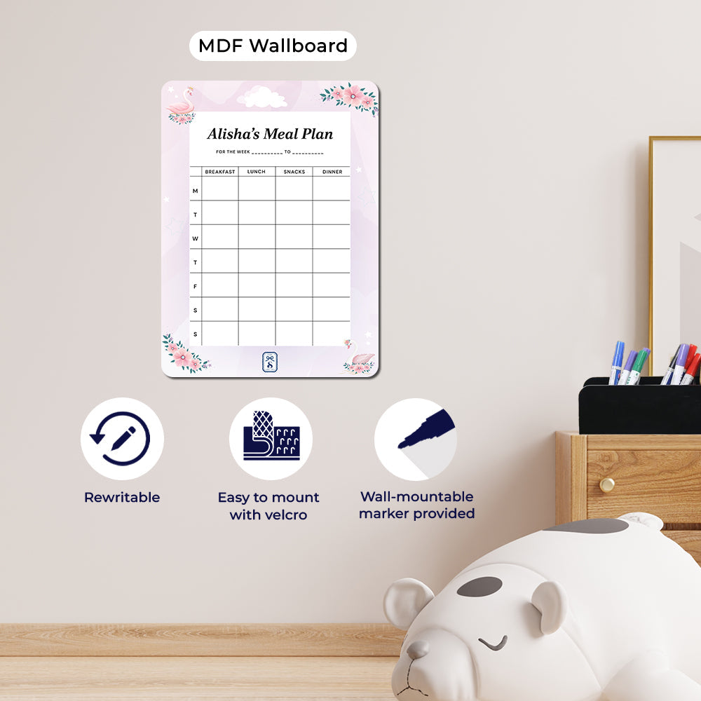 Personalised Kids Meal Planner - Magnet