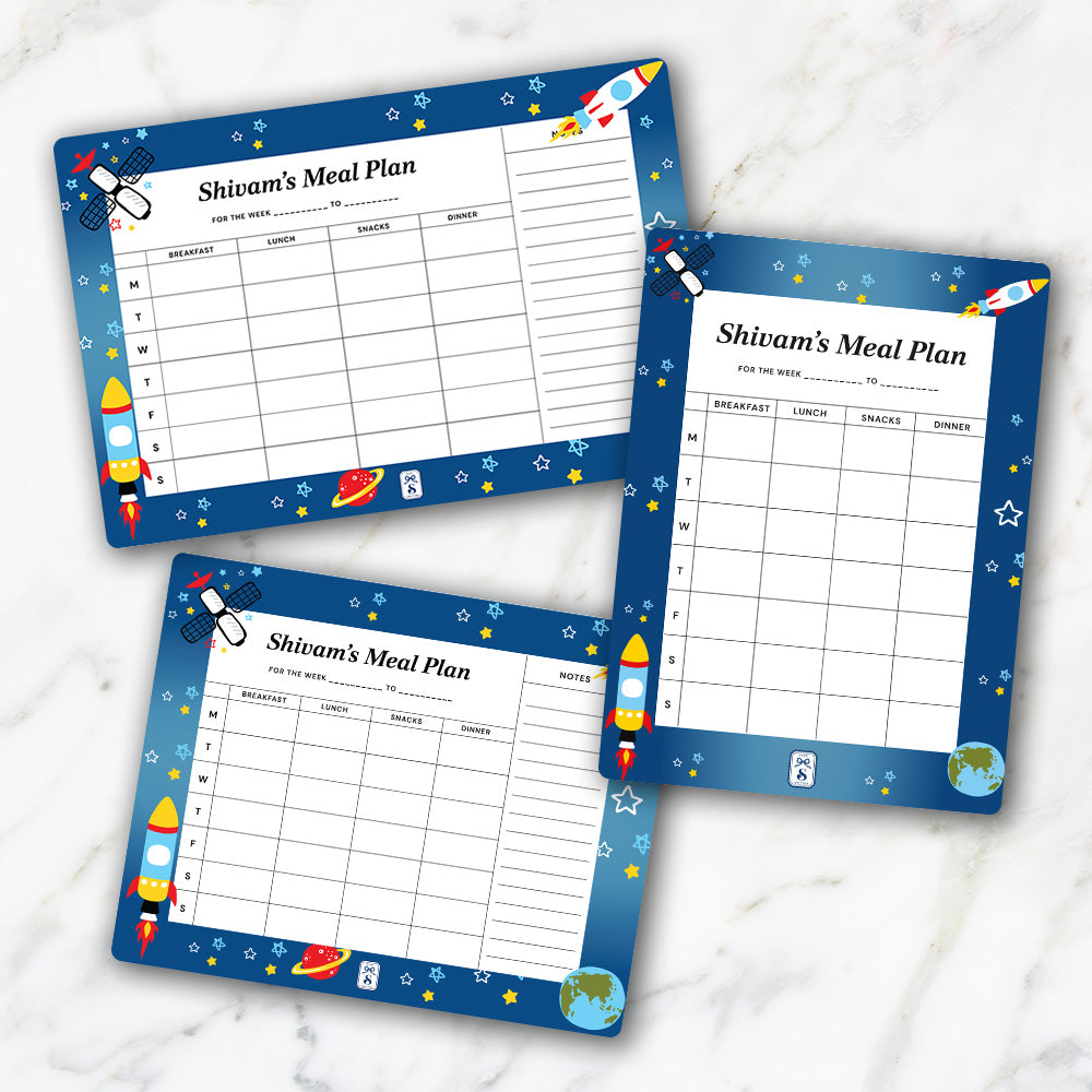 Personalised Kids Meal Planner - Magnet