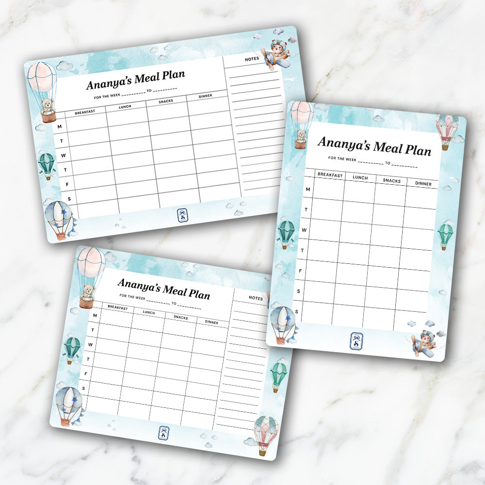 Infinite Sky Kids Meal Planner