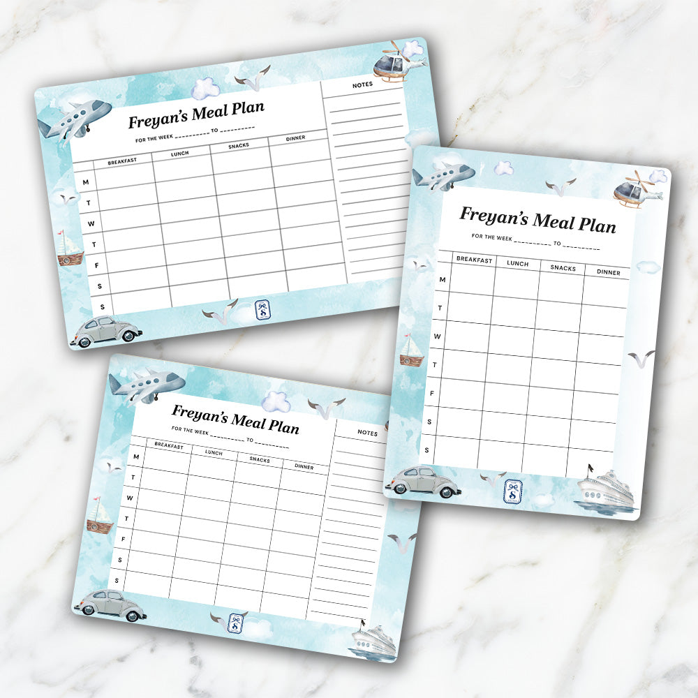 Transport Kids Meal Planner