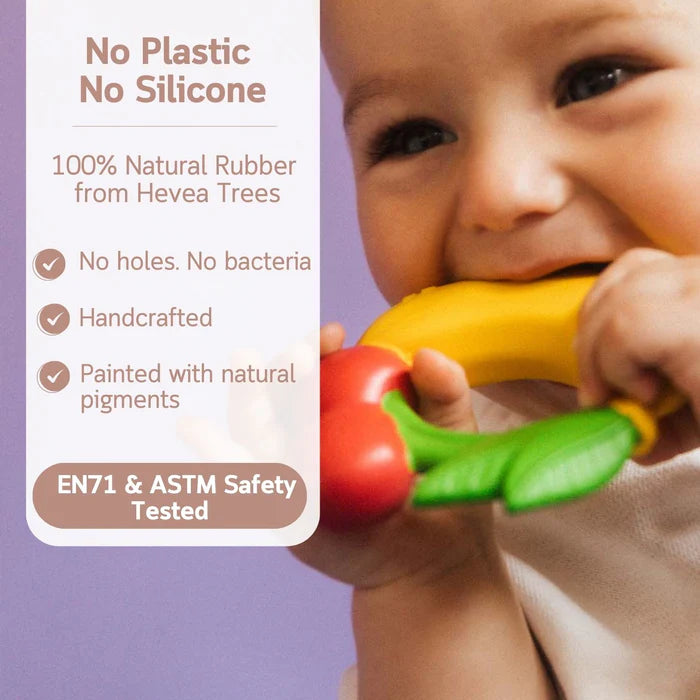 Oli & Carol Natural Rubber Teether
