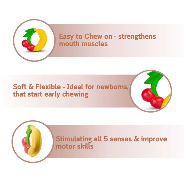 Oli & Carol Natural Rubber Teether