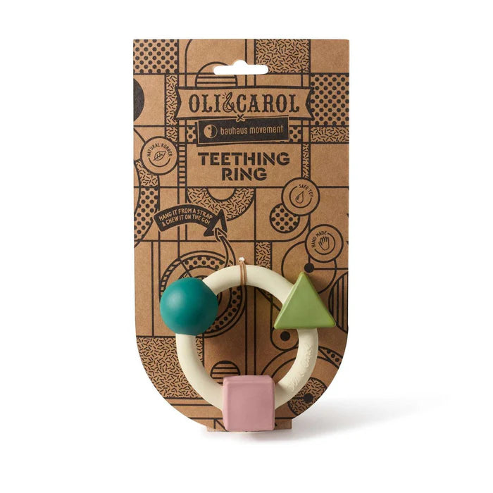 Oli & Carol Natural Rubber Teether