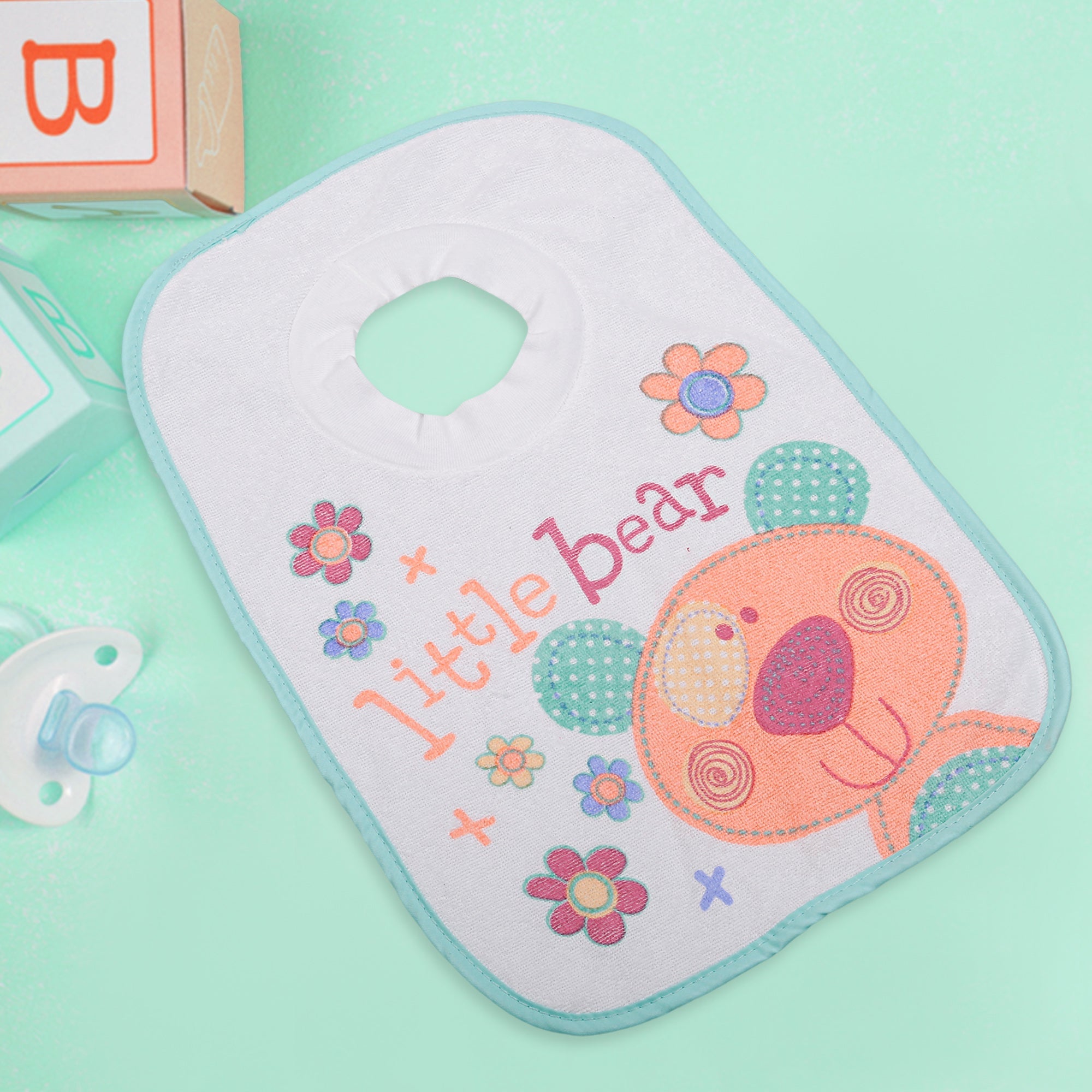 Feeding Bib Little Bear Multicolour - Baby Moo