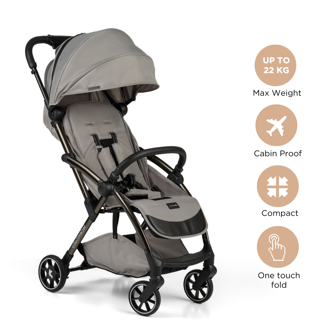 Leclercbaby Influencer Air Stroller Violet Grey