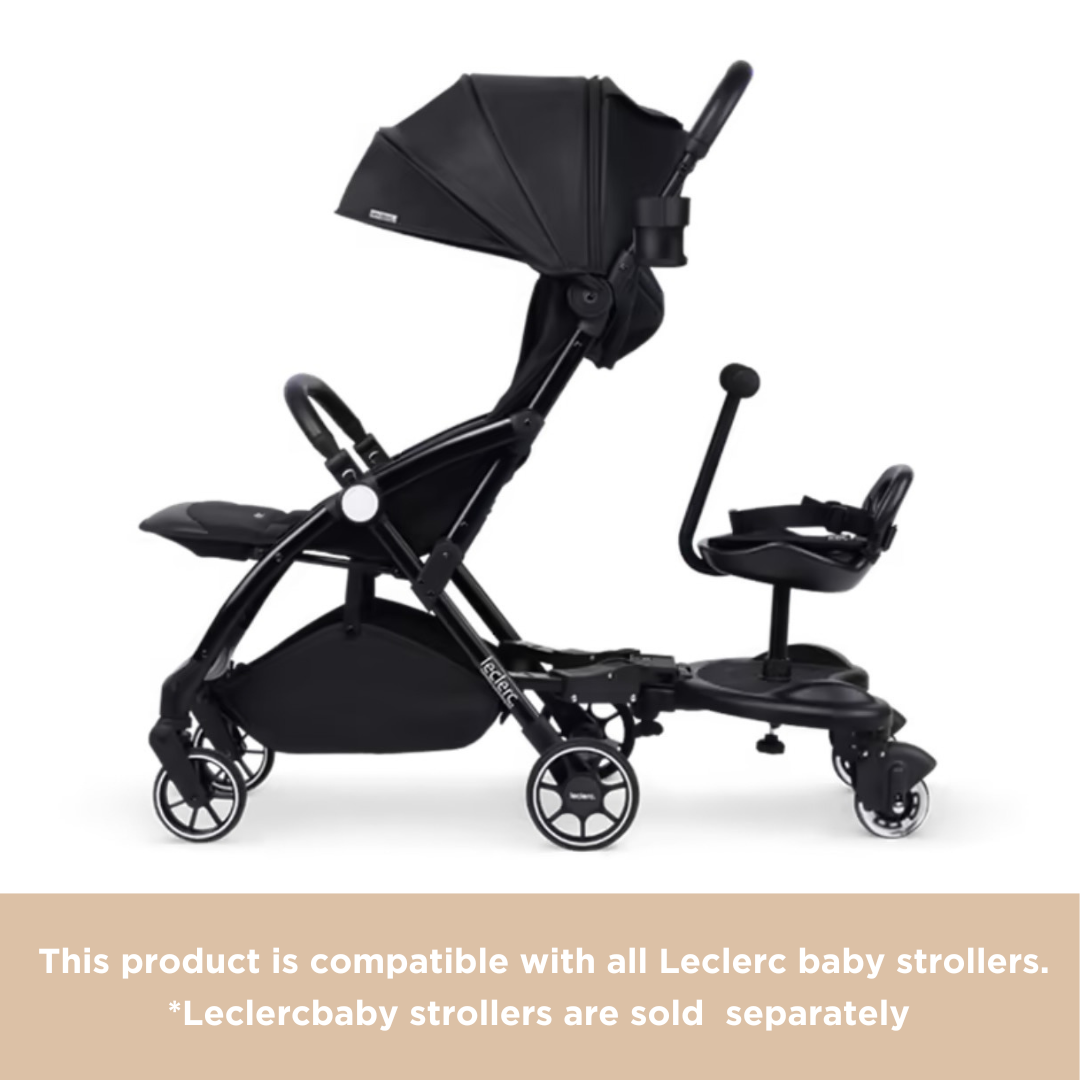 Leclerc Baby Uni Wheeled Board Black